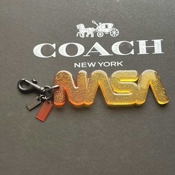 Coach x NASA Space Resin Bag Charm Key Fob Limited Edition Collection Rocket - Picture 2 of 8